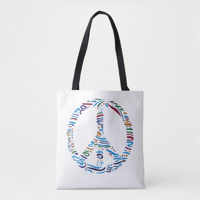 Choose peace tote bag (Front)