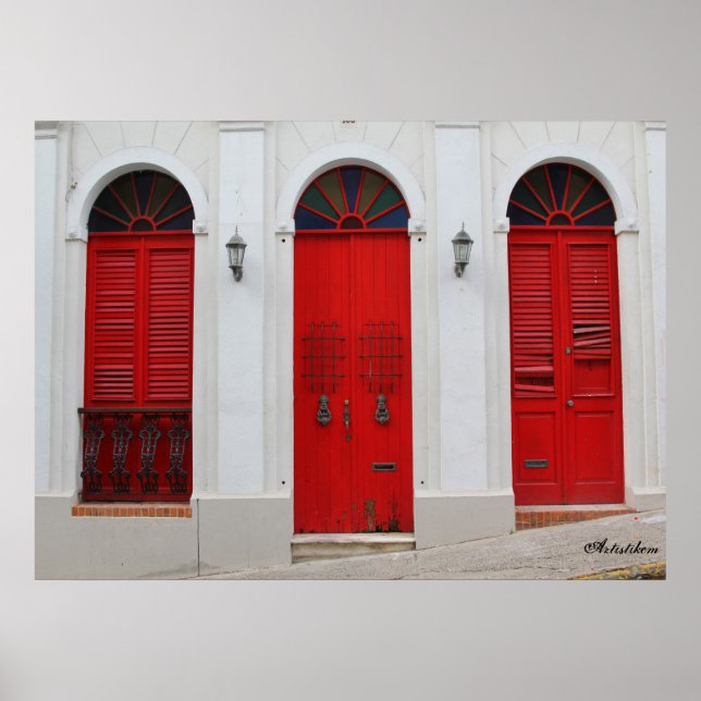 Choose the red door poster (Front)