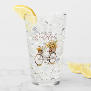 Choose to Be Grateful – Bicycle & Rustic Fall Glass