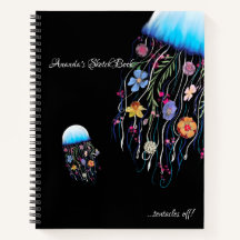 Choose to bloom encouragement floral jellyfish 