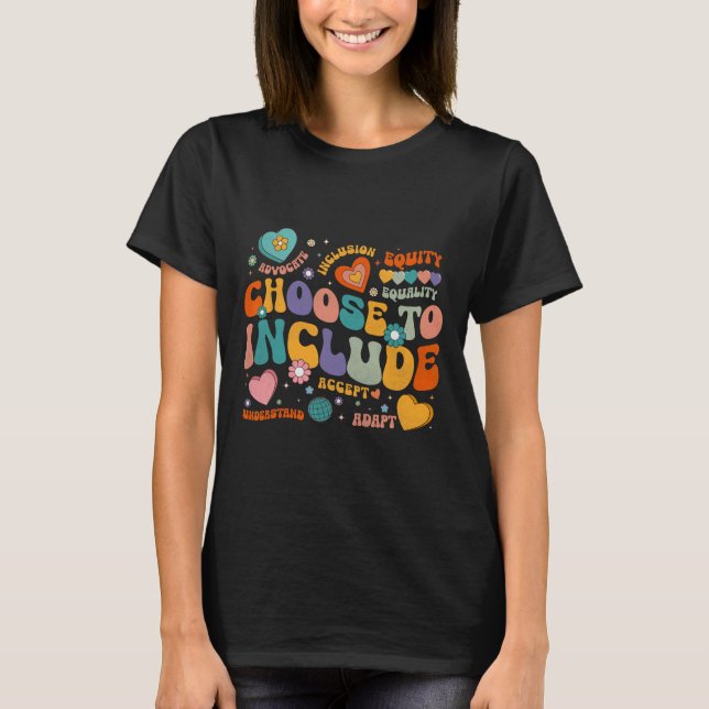Choose To Include Autism Awareness  T-Shirt (Front)