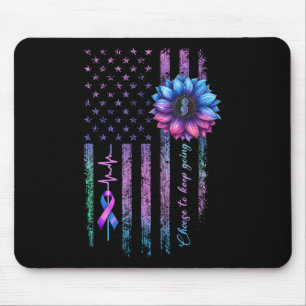 Choose To Keep Going Suicide Awareness Mental Heal Mouse Pad