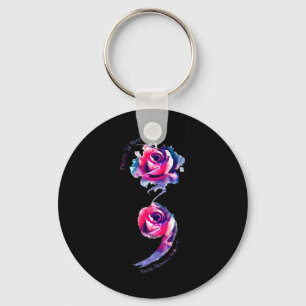 Choose To Keep Going Suicide Prevention Awareness  Key Ring