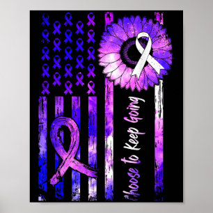 Choose To Keep Going Suicide Prevention Awareness  Poster
