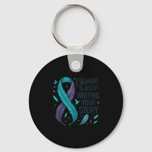 Choose To Keep Writing Your Story Insrational Quot Key Ring