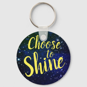Choose to Shine Stars Cosmos Key Ring
