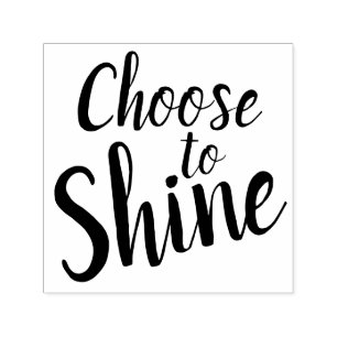 Choose to Shine Stars Cosmos Self-inking Stamp