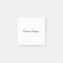 Choose Vegan: Minimal Style