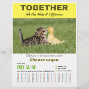 Choose Vegan Poster Flyer