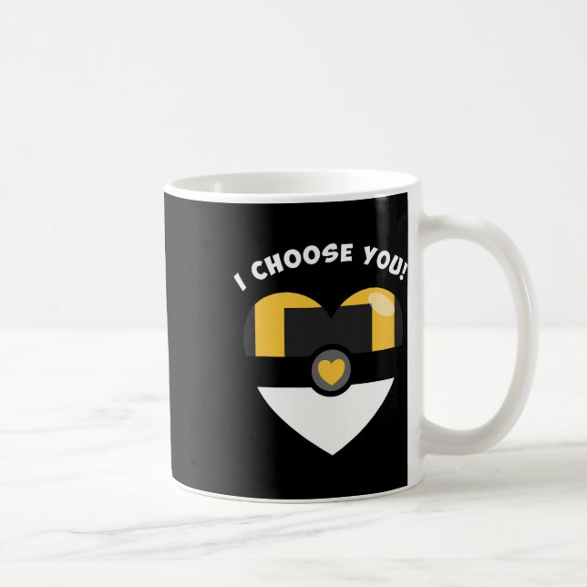 Choose You Valentine's Video Game Parody  Coffee Mug (Right)