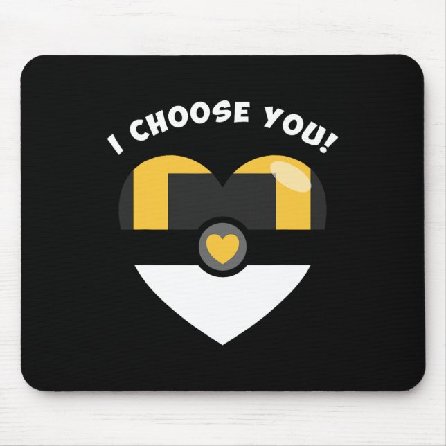 Choose You Valentine's Video Game Parody  Mouse Pad (Front)