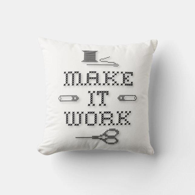 Choose Your Background Colour Cushion (Front)