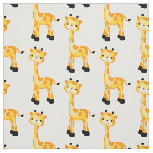 Choose your background colour Giraffe fabric
