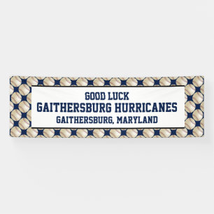 CHOOSE YOUR COLOR Background Baseball Team Banner