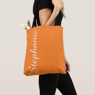 CHOOSE YOUR COLOR Custom Tote with Name Bag