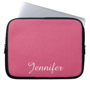 CHOOSE YOUR COLOR Laptop Computer Sleeve Pink