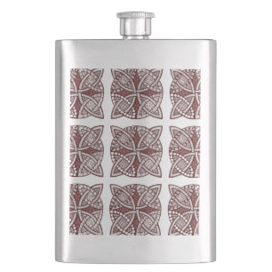 Choose Your Colour Celtic Knot Decorative Pattern Hip Flask