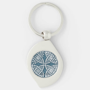Choose Your Colour Celtic Knot Decorative Pattern Key Ring