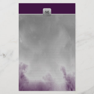 Choose Your Colour Monogram Fine Lined Stationery