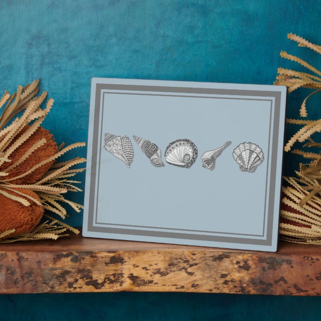 Choose Your Colour Seashell Art Plaque (Side)