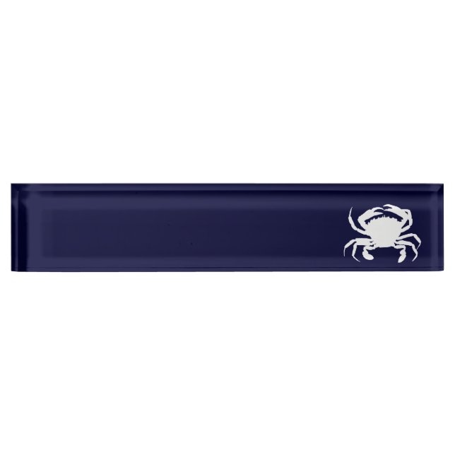 Choose Your Colours Crab Shape Nameplate (Front)