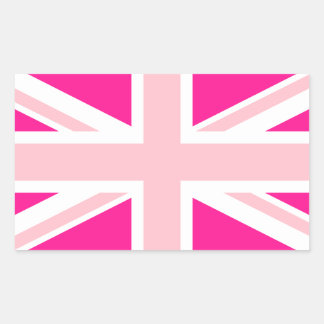 Choose Your Colours Union Jack Rectangular Sticker