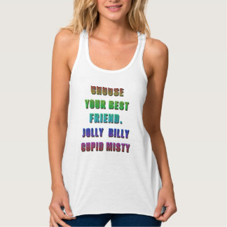  choose your friend.jolly, billy, cupid, misty 4 singlet
