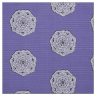 Choose Your Own Colour Lace Doily Flower Fabric