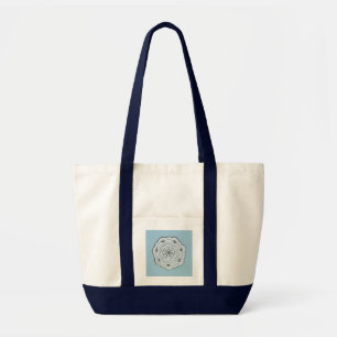 Choose Your Own Colour Lacy Crochet Doily Flower Tote Bag