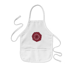 Choose Your Own Colour Lacy Crochet Look Flower Kids Apron
