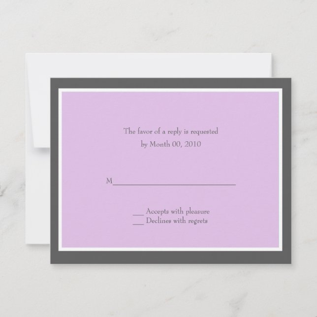 Choose Your Own Colour Reply cards (Front)