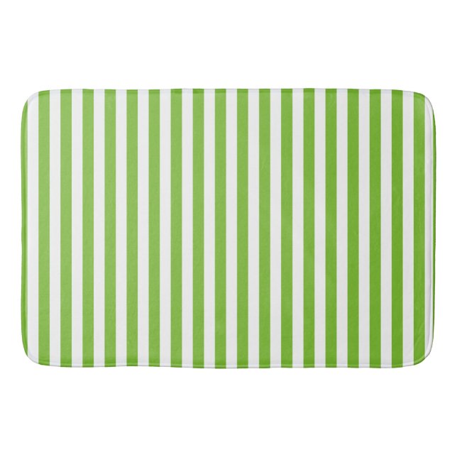 Choose Your Own Colour Striped Stripes Bath Mat (Front)