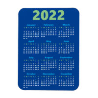 Choose your own colours | 2022 Calendar Magnet