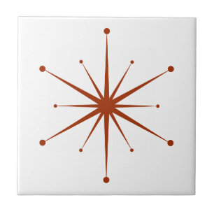 Choose Your Own Colours Retro Atomic Starburst Tile
