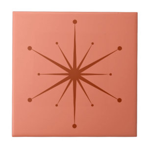 Choose Your Own Colours Retro Atomic Starburst Tile