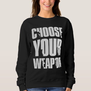 Choose Your Weapon Chess Piece Costume Chess Appa Sweatshirt