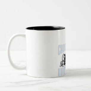 Choose Your Weapon Chess Pieces Gift Two-Tone Coffee Mug