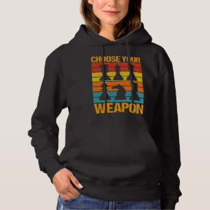 Choose Your Weapon Chess Player Vintage Hoodie