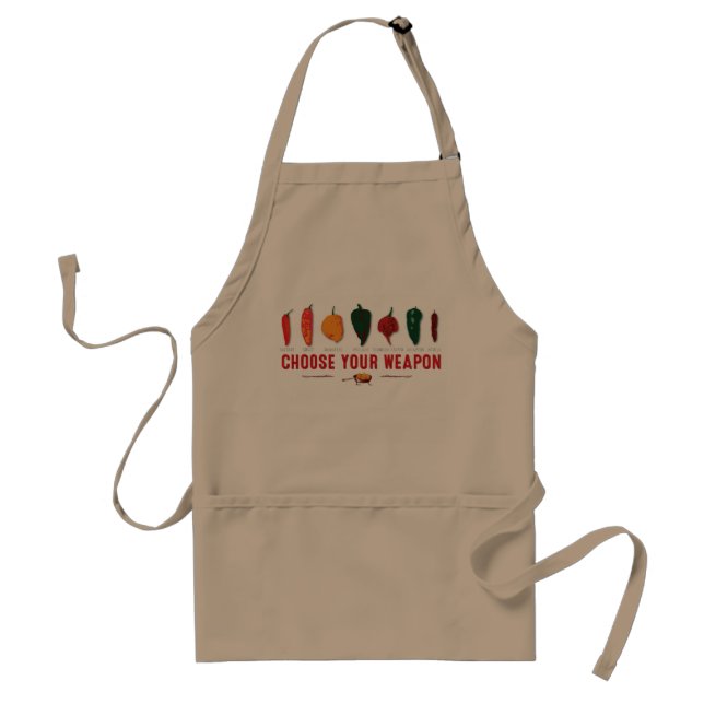 Choose Your Weapon Hot Peppers Standard Apron (Front)