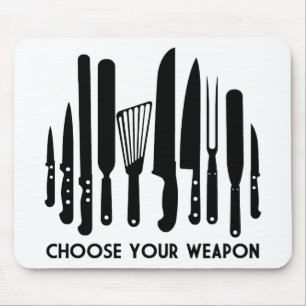 Choose Your Weapon Mouse Pad