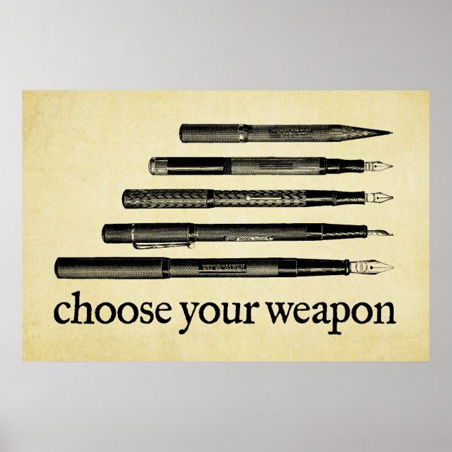 Choose Your Weapon Poster (Front)