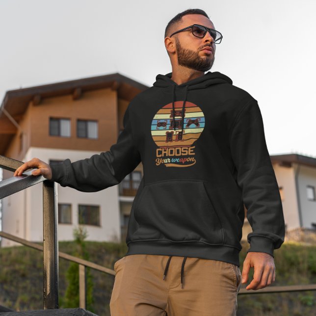 Choose Your Weapon - Retro Gamer Hoodie (Creator Uploaded)