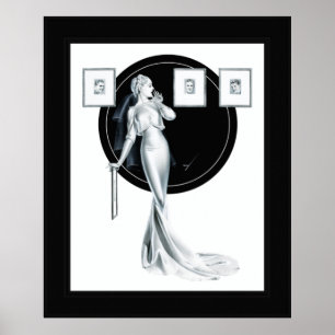 Choosing Her Man by George Petty Poster