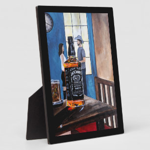 Choosing Texas Painting by Alfred Fox Plaque