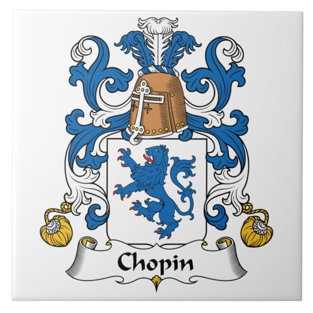 Chopin Family Crest Tile (Front)