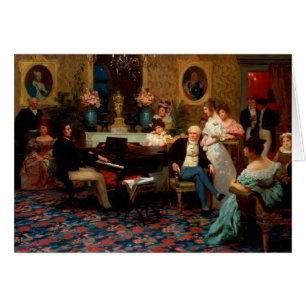 Chopin Playing the Piano