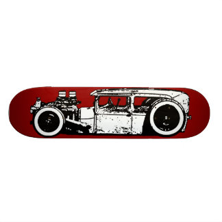Chopped Hot Rod/Rat Rod Deck Skateboard