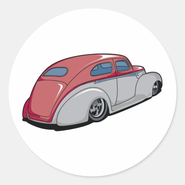 Chopped Merc Classic Round Sticker (Front)