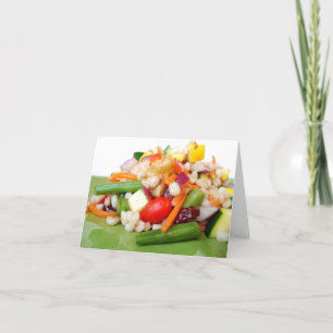 Chopped Salad Note Card - Customised - Customised