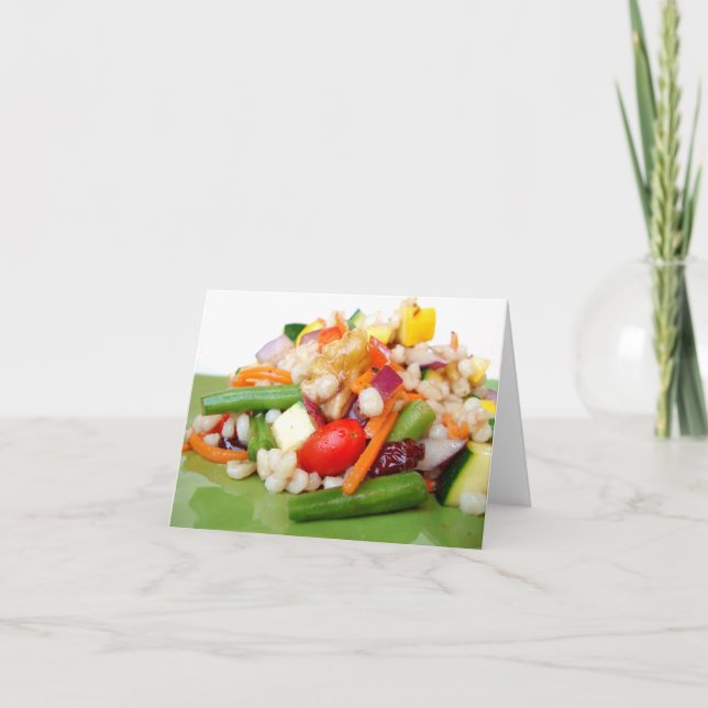 Chopped Salad Note Card - Customised - Customised (Front)